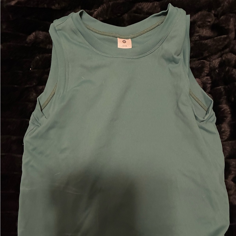 Sleeveless Teal Women's Top